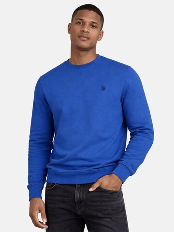 U.S. POLO ASSN. Sweatshirt in Blauw: voorkant