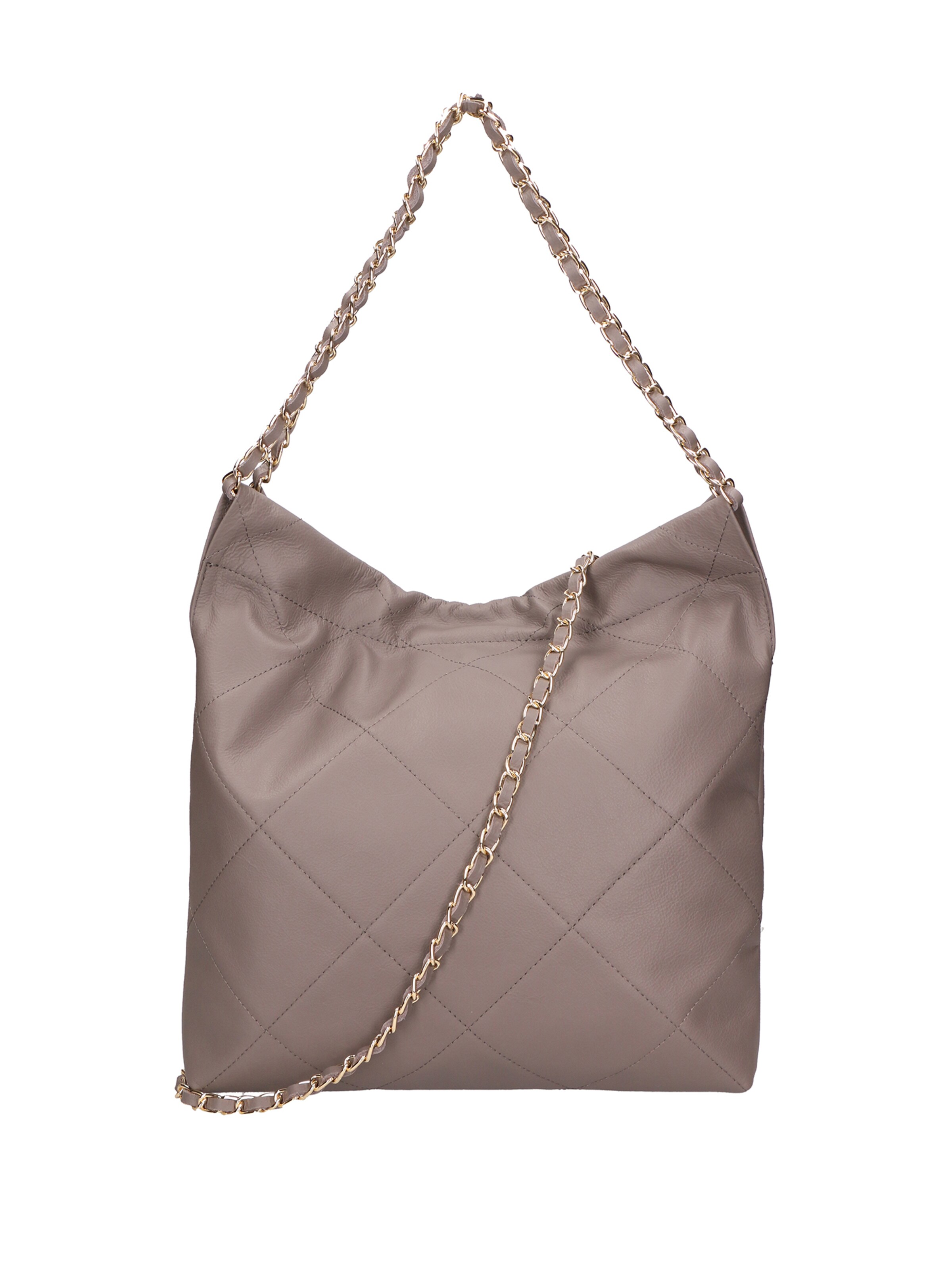 Borsa a spalla di Gave Lux in grigio: frontale