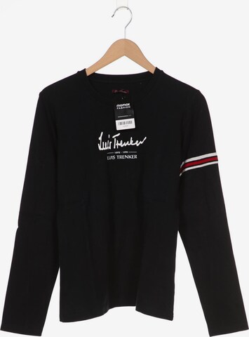 Luis Trenker Sweatshirt & Zip-Up Hoodie in M in Black: front