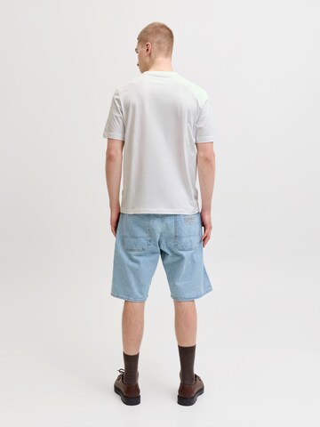 T-Shirt 'JORCASSIS SKULL' JACK & JONES en blanc