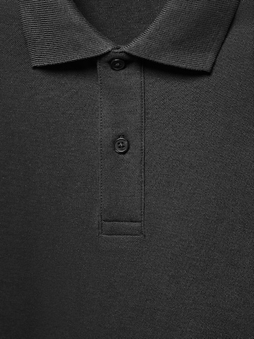 MANGO MAN Poloshirt 'REA' in Schwarz