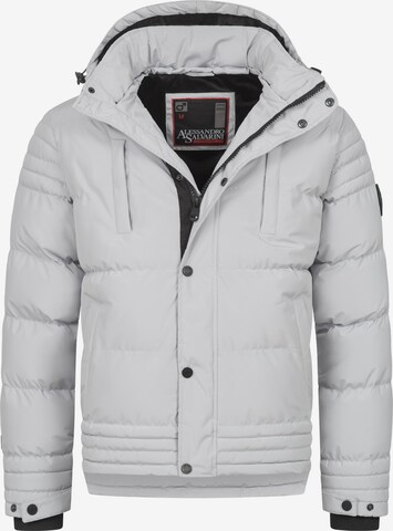 Alessandro Salvarini Winter Jacket 'Fabiano' in Grey: front