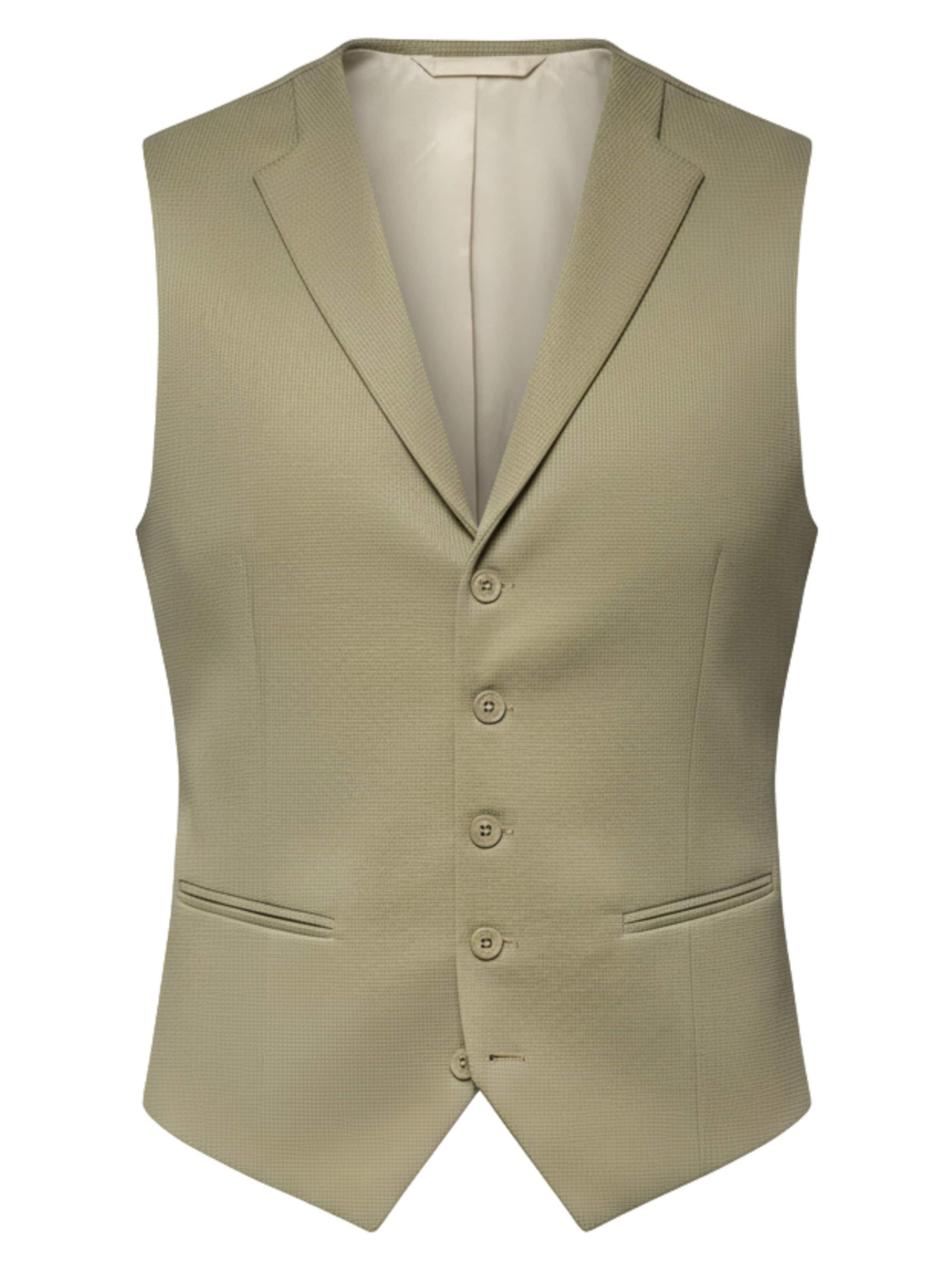 Ombre Bodywarmer 'OM-BLZV-0144' in Groen: voorkant