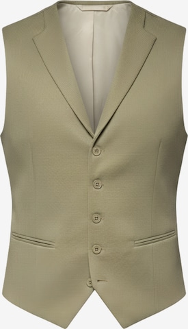 Ombre Bodywarmer 'OM-BLZV-0144' in Groen: voorkant