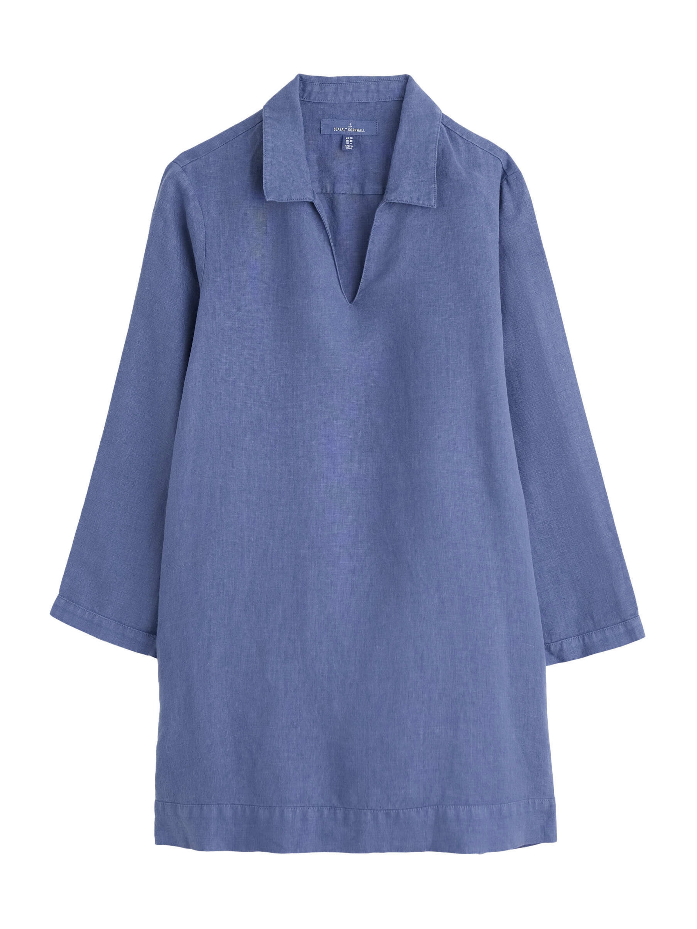 Tunica 'Shallow Layers' di Seasalt Cornwall in blu: frontale