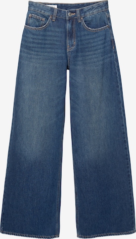 Pull&Bear Wide Leg Farkut värissä sininen: etupuoli