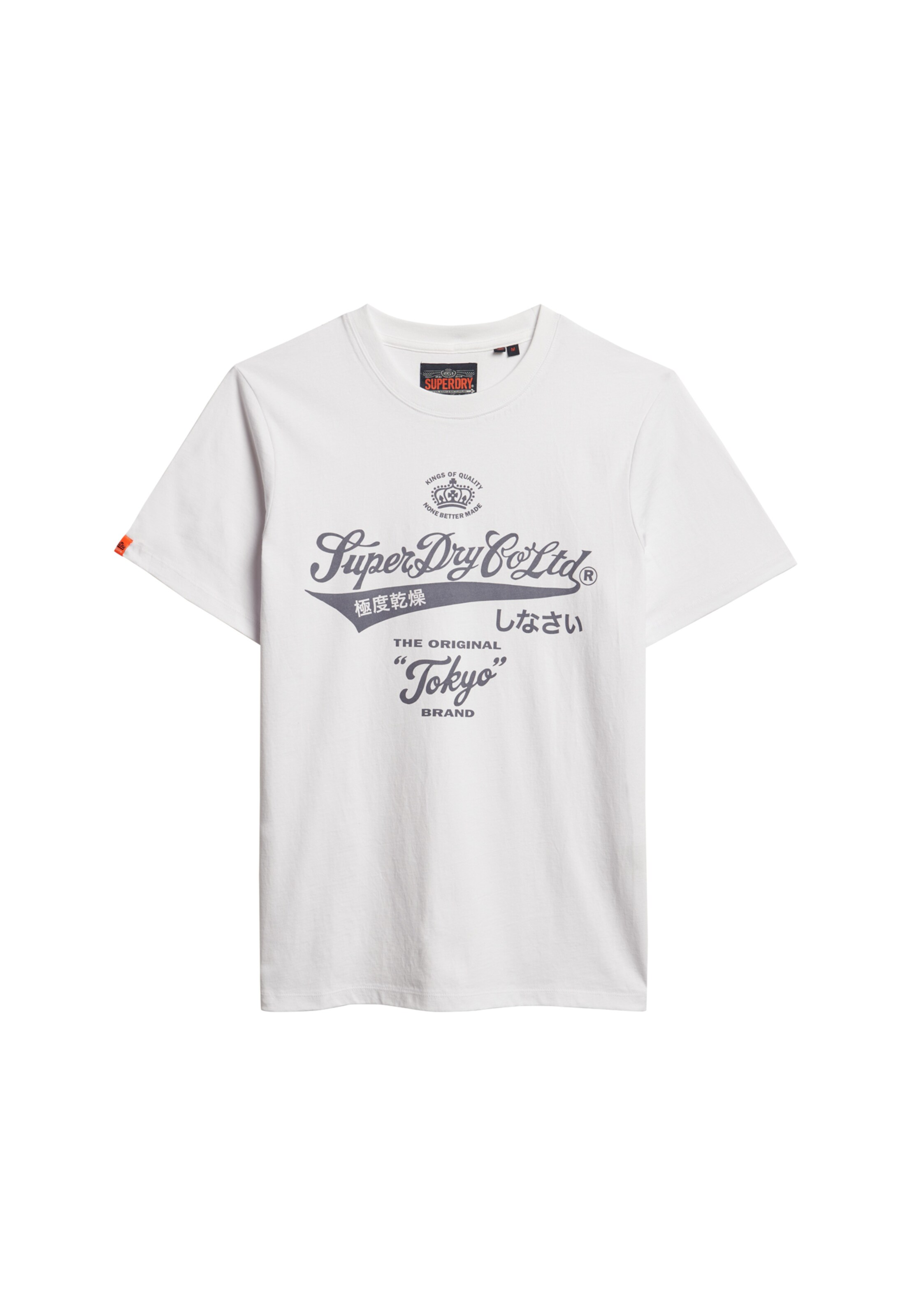 T-Shirt Superdry & Co en blanc : devant