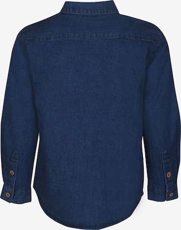 Bruuns Bazaar Kids Regular Fit Bluse 'Hans Otto' in Blau