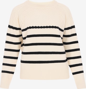 DreiMaster Maritim Kampsun, värv valge: eest vaates