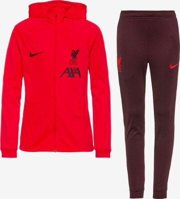 NIKE Treenipuku 'FC Liverpool' värissä punainen: edessä