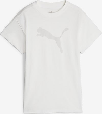 PUMA Toiminnallinen paita 'Her' koossa XS värissä vaaleanharmaa / valkoinen, Tuotenäkymä