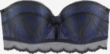 LASCANA Balconette Bra in Blue