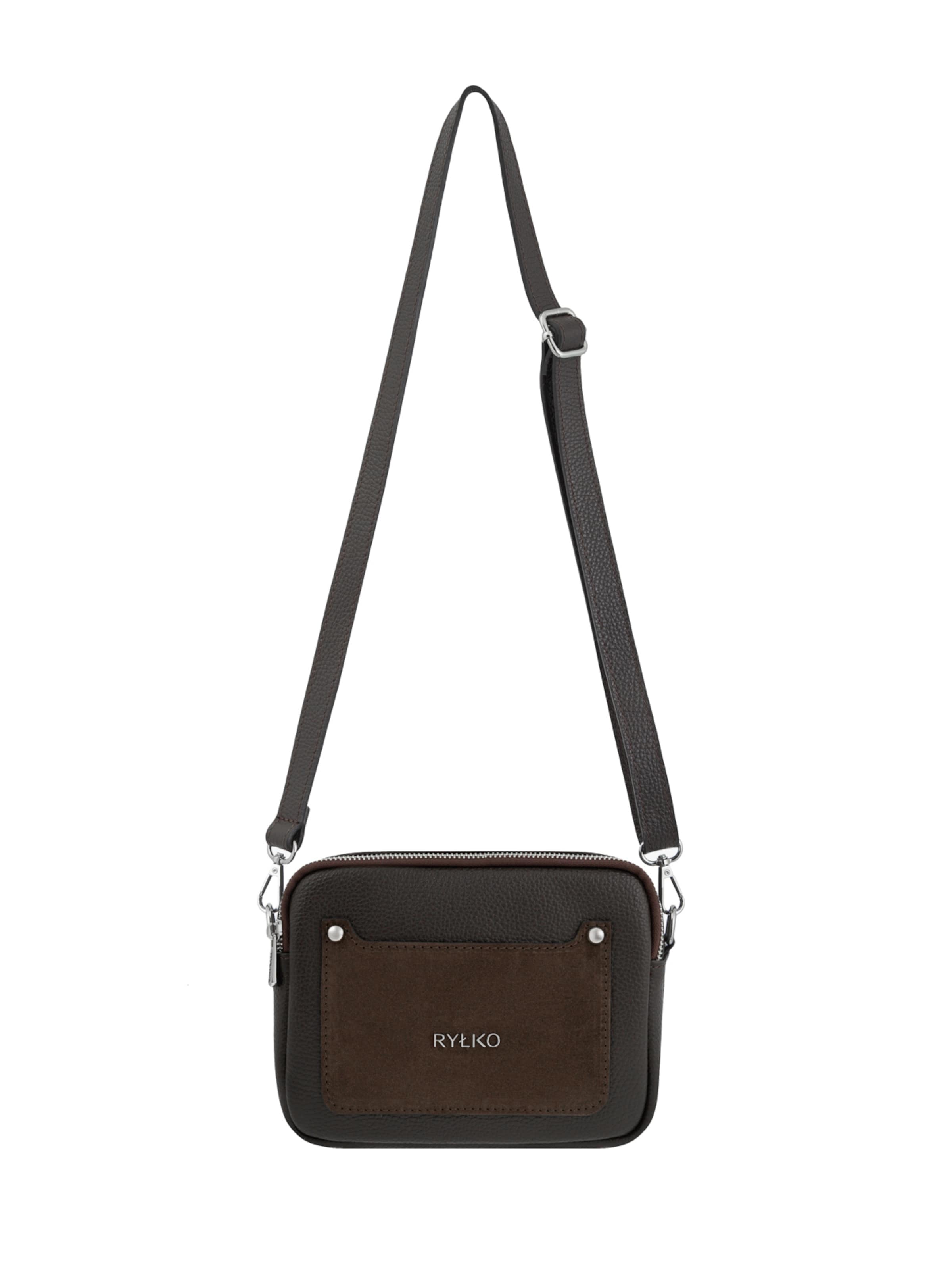 Borsa a tracolla di RYŁKO in marrone