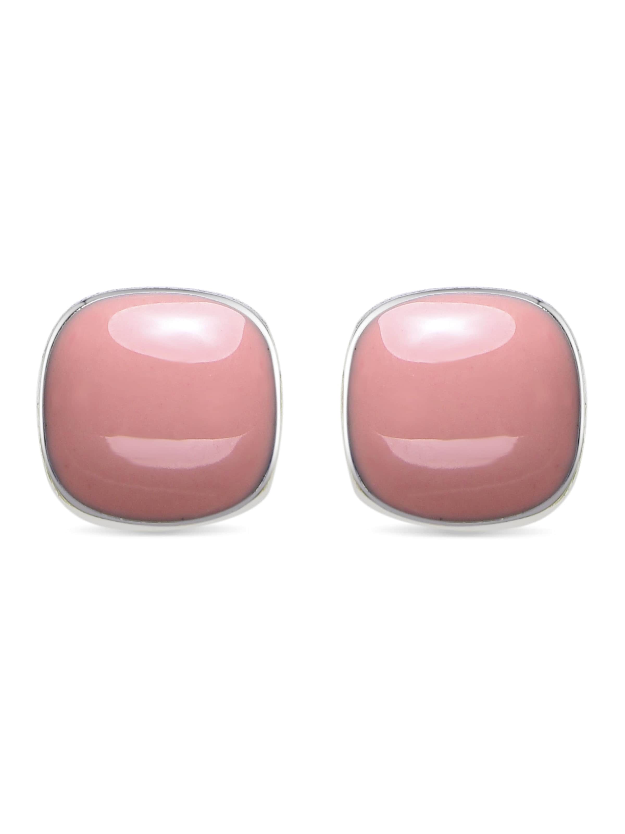 Luxenter Earrings 'ATKI' in Pink: front