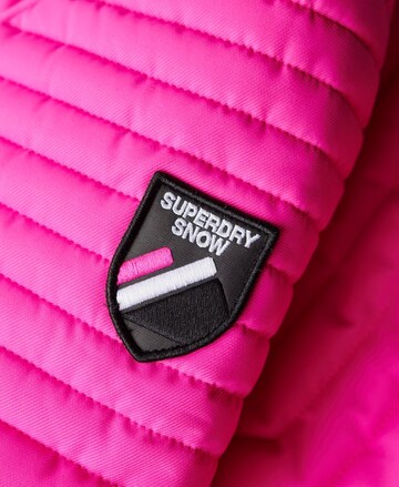 Superdry Sportjacke 'Luxe' in Pink