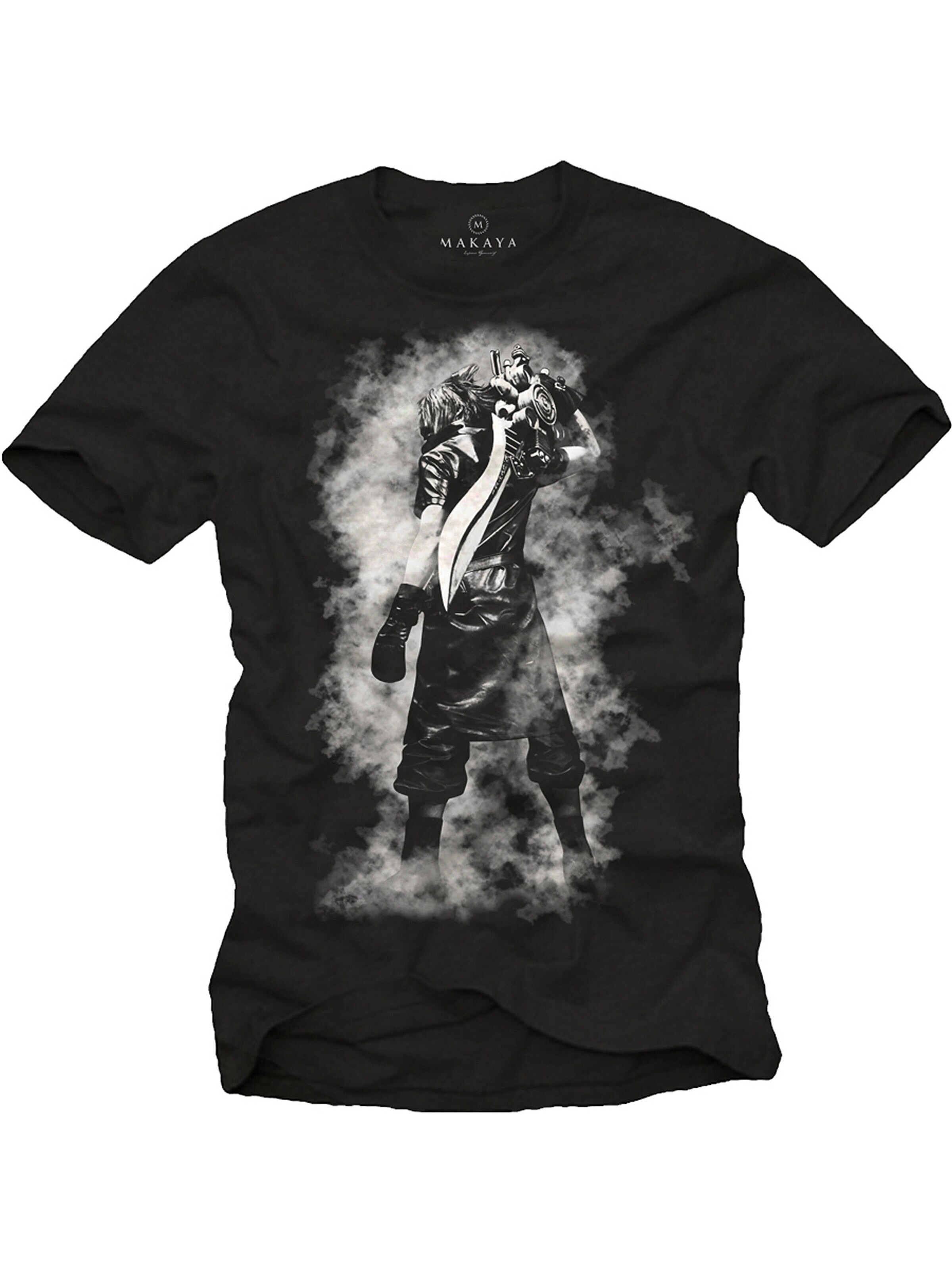 MAKAYA Shirt 'Final' in Black: front