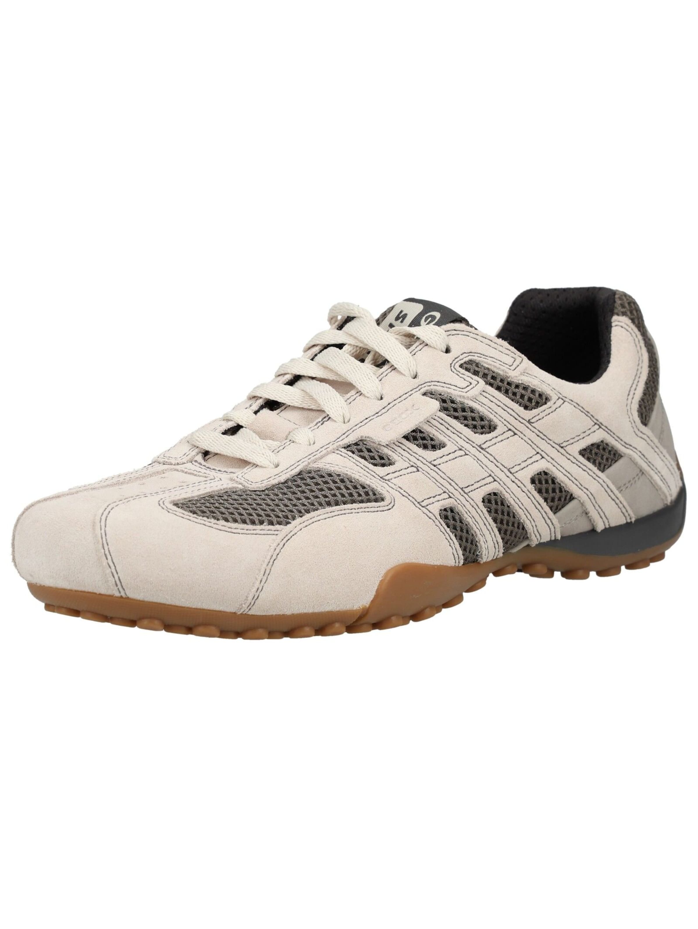 Baskets basses GEOX en beige : devant