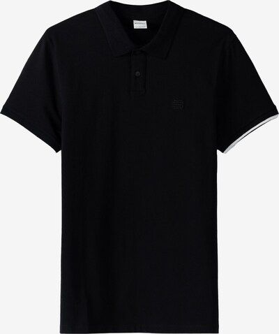 Bershka Poloshirt in schwarz / weiß, Produktansicht