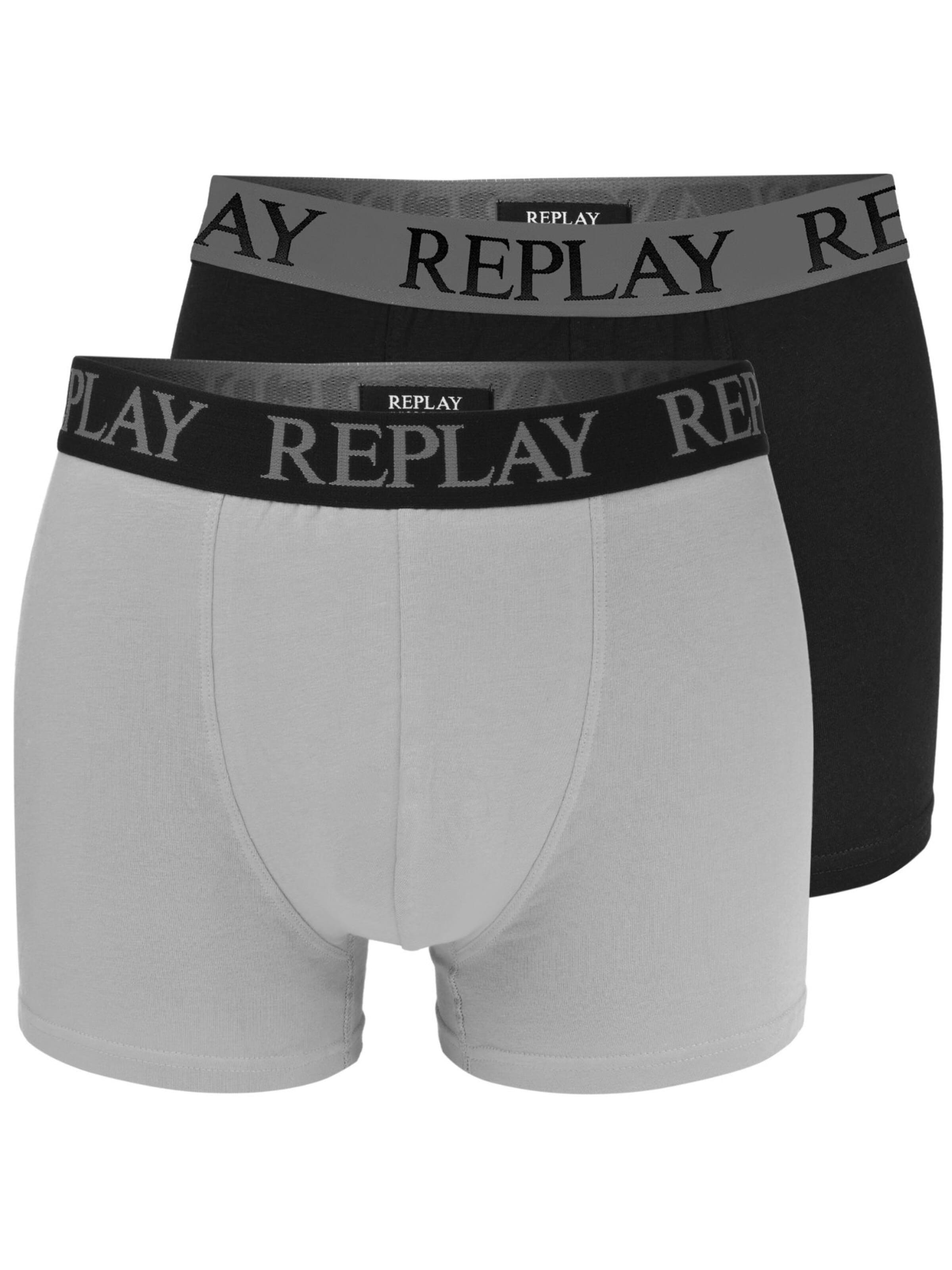 Pantaloncini intimi sportivi di REPLAY in grigio: frontale