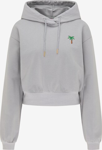 Sweat-shirt IZIA en gris : devant