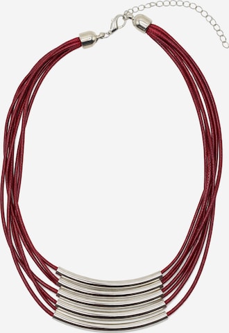 COLLEZIONE ALESSANDRO Necklace 'Elena' in Red: front