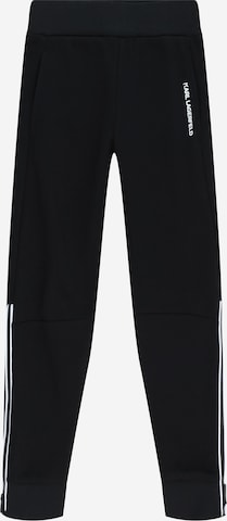 Karl Lagerfeld Regular Leggings in Zwart: voorkant