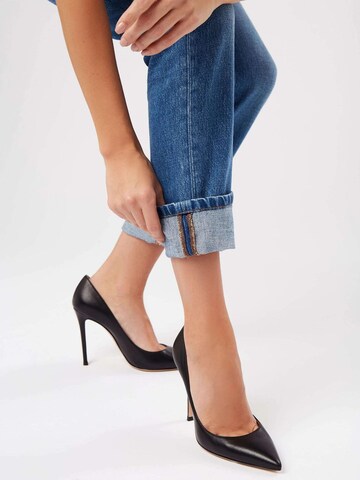 No44 - Loosefit Vaquero 'Boyfriend Jean' en azul