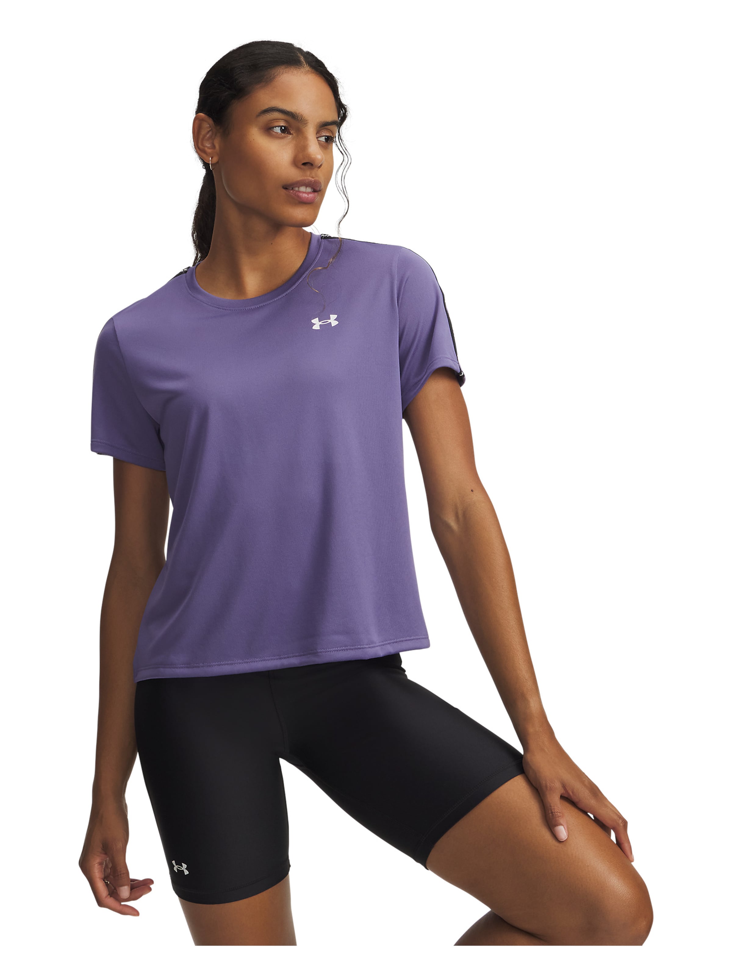 UNDER ARMOUR Performance Shirt in Purple: front
