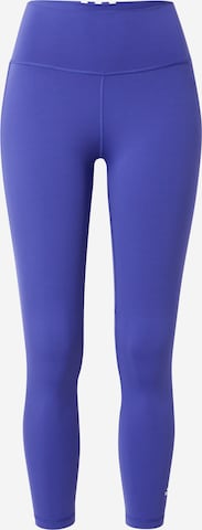 ADIDAS PERFORMANCE Skinny Športové nohavice - Modrá: predná strana