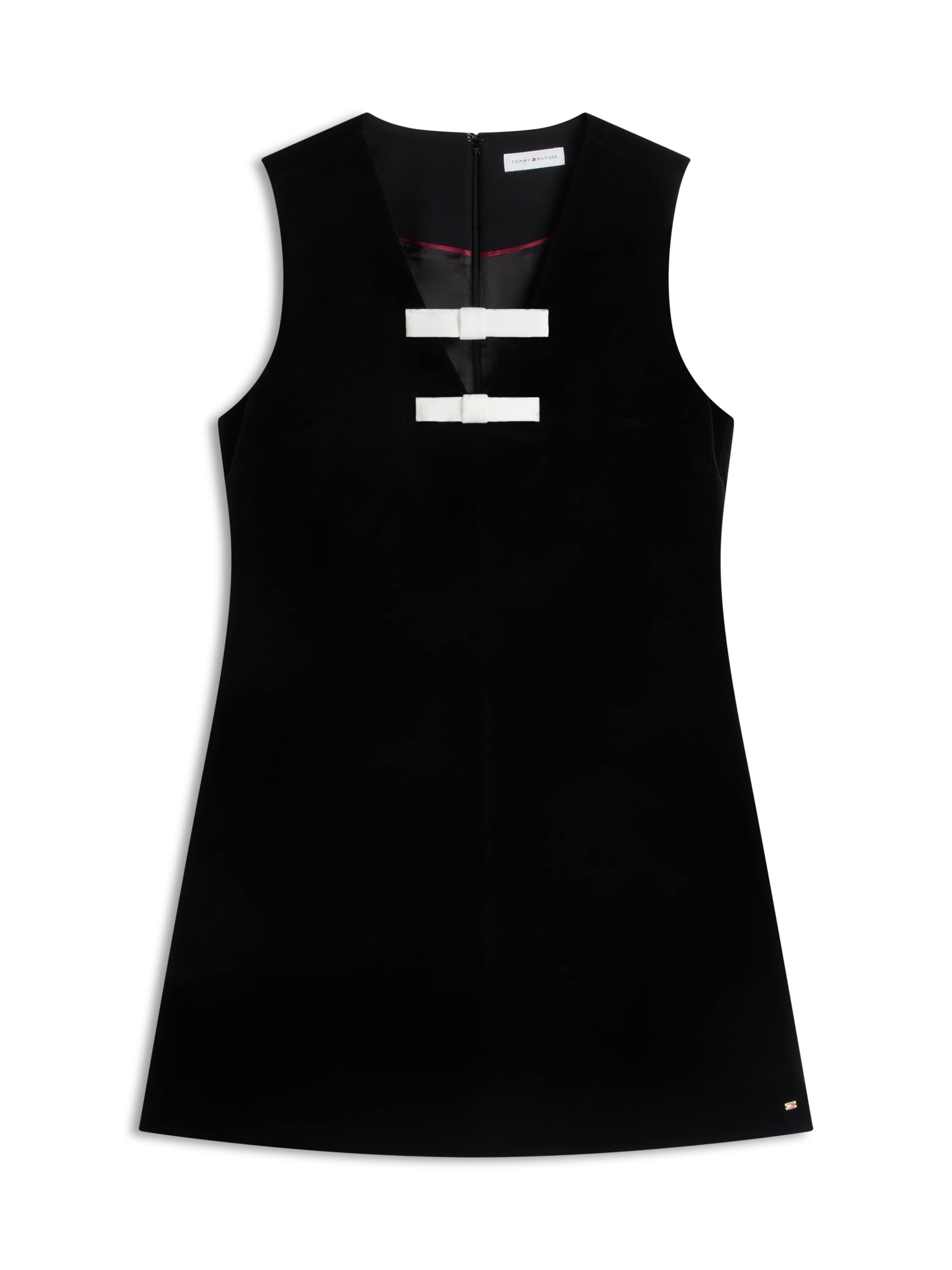TOMMY HILFIGER Šaty – černá: přední strana