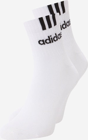 Chaussettes de sport ADIDAS SPORTSWEAR en blanc : devant