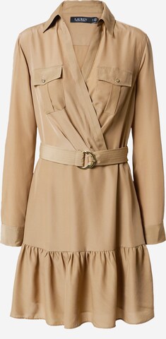 Lauren Ralph Lauren Shirt dress 'MAGOMYR' in Beige: front