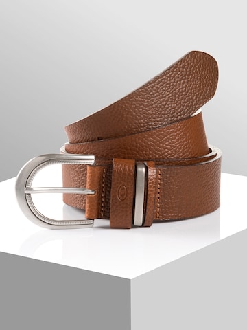 Ceinture ' All Styles ' TOM TAILOR en marron : devant