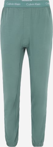 Calvin Klein Underwear Pyjamabroek in Groen: voorkant