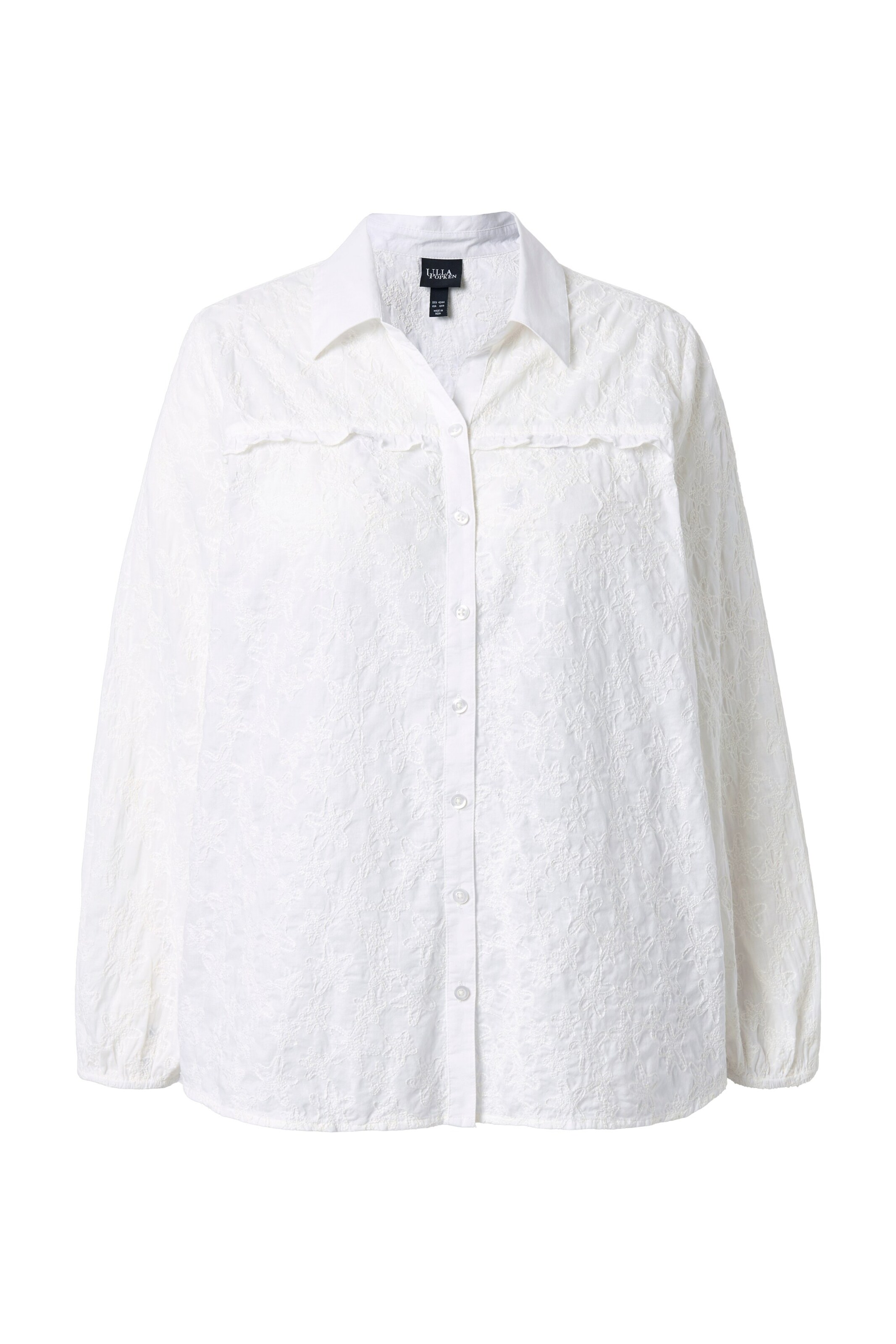 Ulla Popken Blouse in White: front