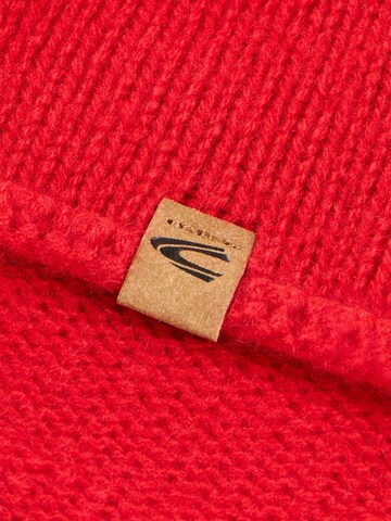 CAMEL ACTIVE Strickbeanie aus Kaschmir in Rot