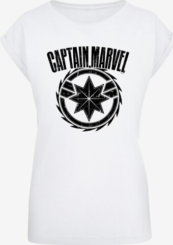 T-shirt 'Captain Marvel - Blade' ABSOLUTE CULT en blanc : devant