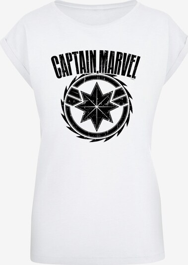 ABSOLUTE CULT T-shirt 'Captain Marvel - Blade' en noir / blanc, Vue avec produit