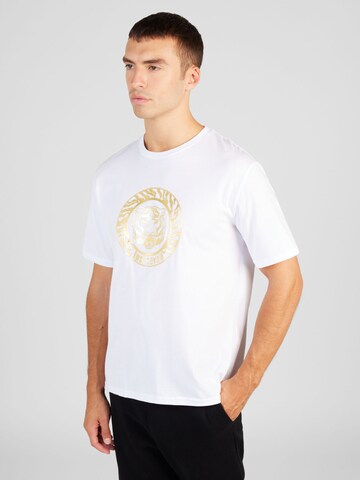 Just Cavalli Koszulka w kolorze biały: przód