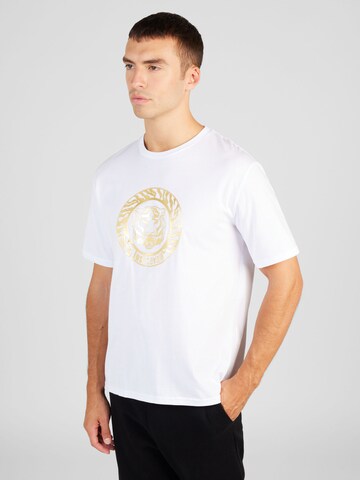 T-Shirt Just Cavalli en blanc : devant