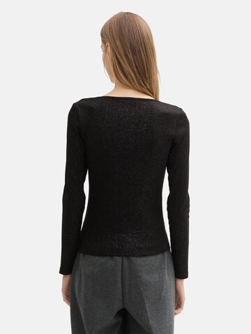 T-shirt TOM TAILOR DENIM en noir