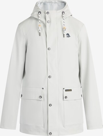 Schmuddelwedda - Chaqueta funcional en blanco: frente