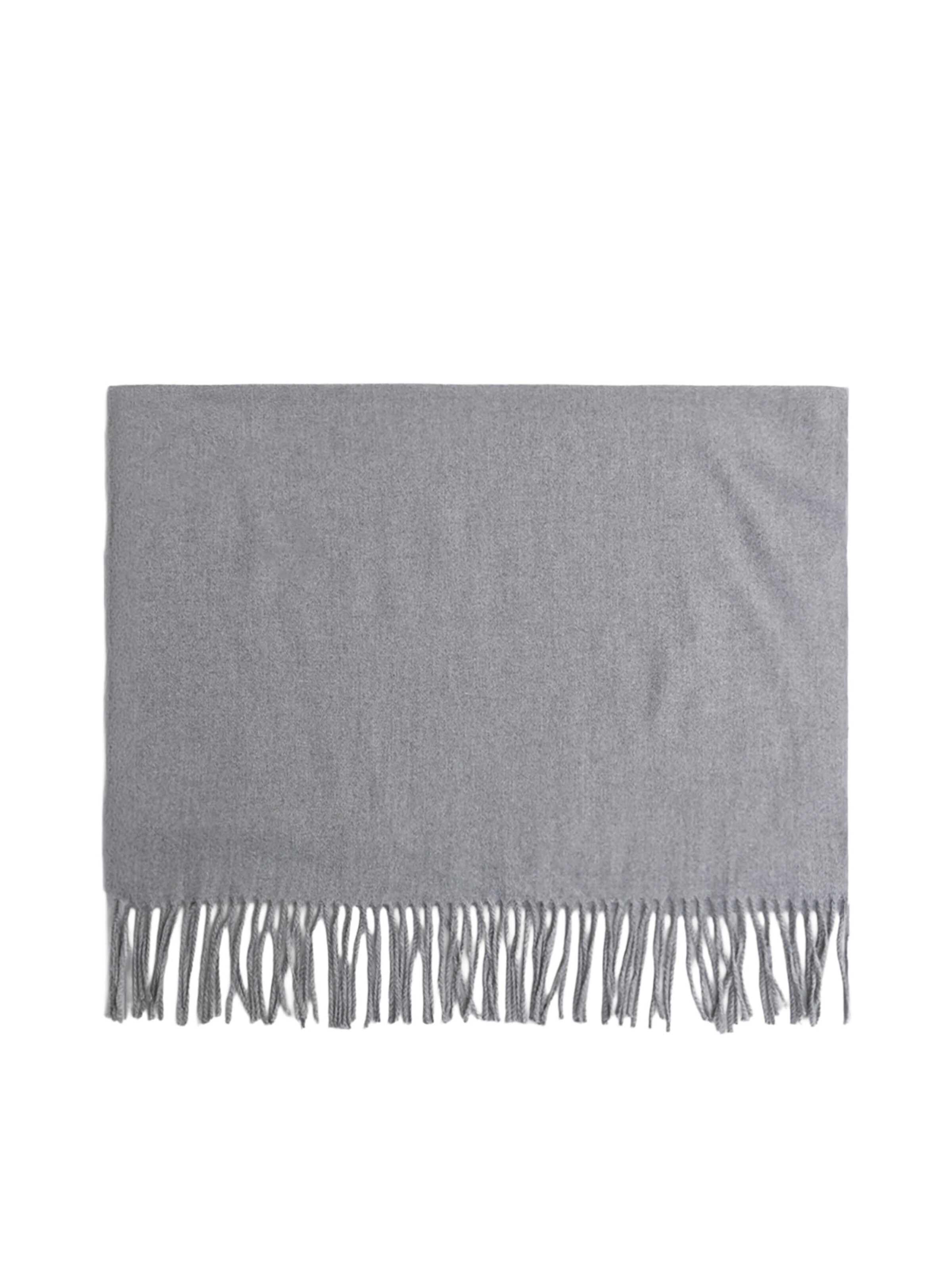 L'Arte Milano Shawl in Grey: front