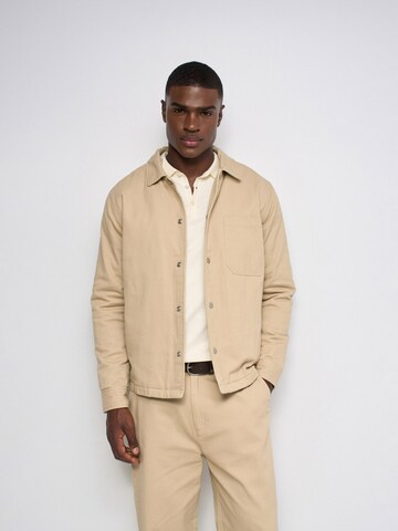 Salsa Jeans Between-Season Jacket in Beige: front