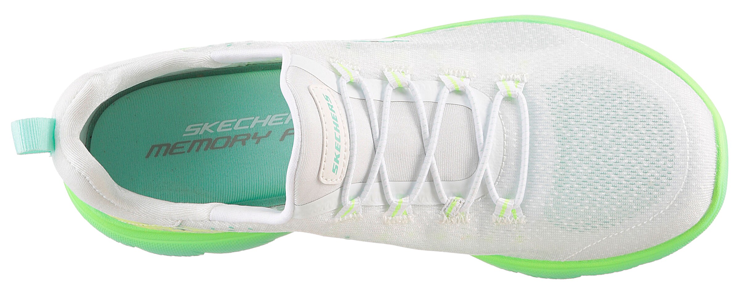 SKECHERS Slip On 'Summits - Morning Glow' in Weiß