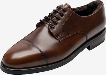 Henry Stevens Lace-up shoe 'Winston CD3' in Brown: front