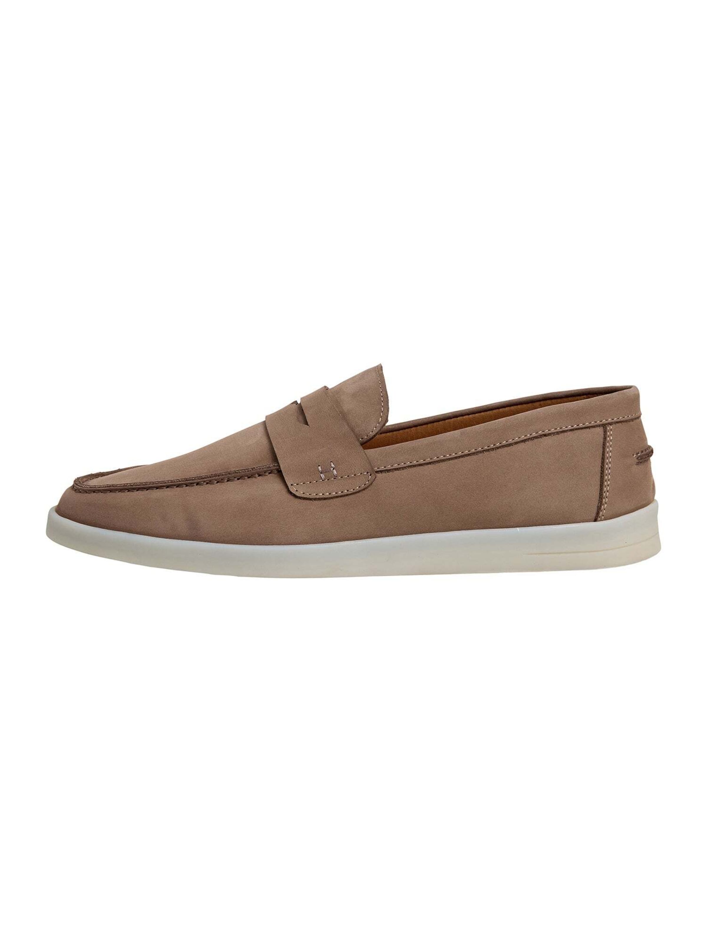 Hackett London Schnürschuh in Beige: Vorderseite