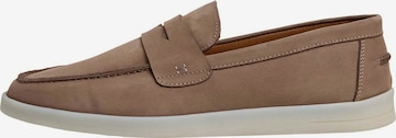 Slipper di Hackett London in beige: frontale