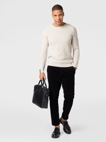 JACK & JONES Sweter w kolorze beżowy