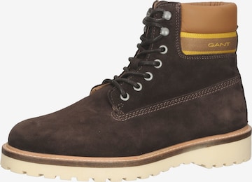 GANT Lace-Up Boots in Brown: front